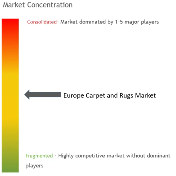 Europe Carpet and Rugs Market Concentration